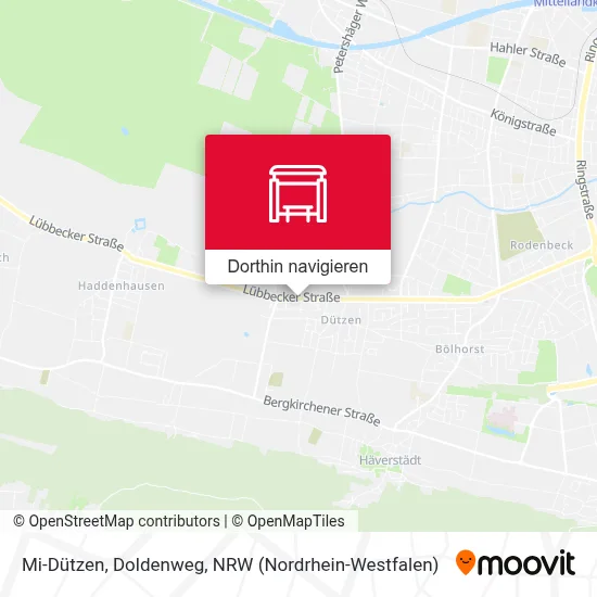 Mi-Dützen, Doldenweg Karte