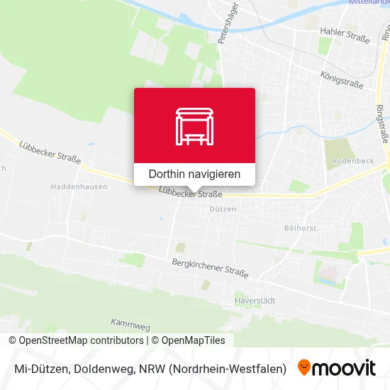 Mi-Dützen, Doldenweg Karte