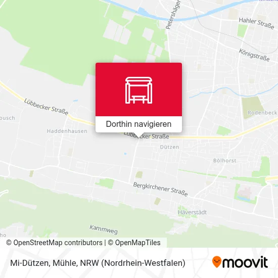 Mi-Dützen, Mühle Karte