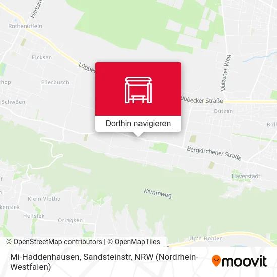 Mi-Haddenhausen, Sandsteinstr Karte