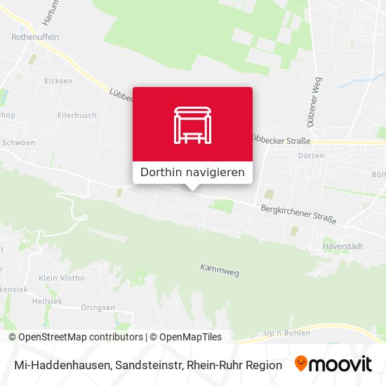 Mi-Haddenhausen, Sandsteinstr Karte