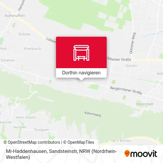 Mi-Haddenhausen, Sandsteinstr Karte