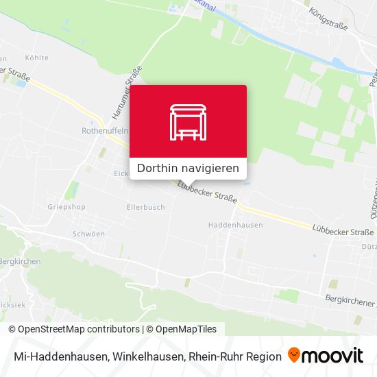 Mi-Haddenhausen, Winkelhausen Karte