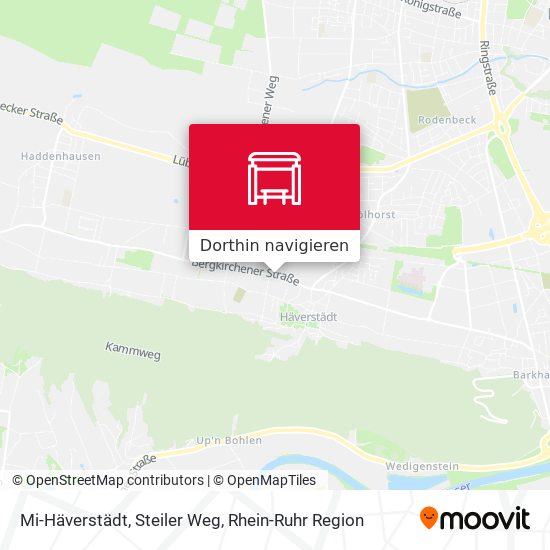 Mi-Häverstädt, Steiler Weg Karte
