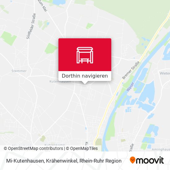 Mi-Kutenhausen, Krähenwinkel Karte