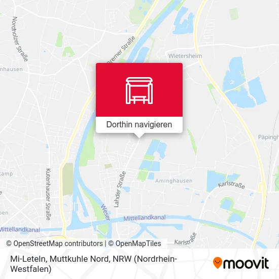 Mi-Leteln, Muttkuhle Nord Karte