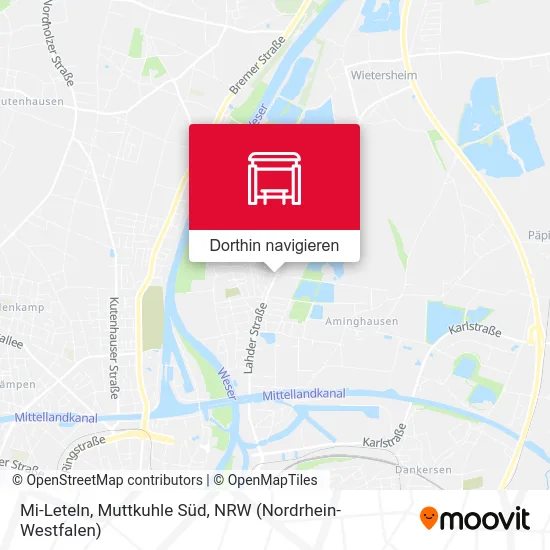 Mi-Leteln, Muttkuhle Süd Karte