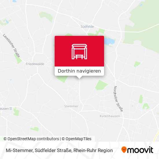 Mi-Stemmer, Südfelder Straße Karte