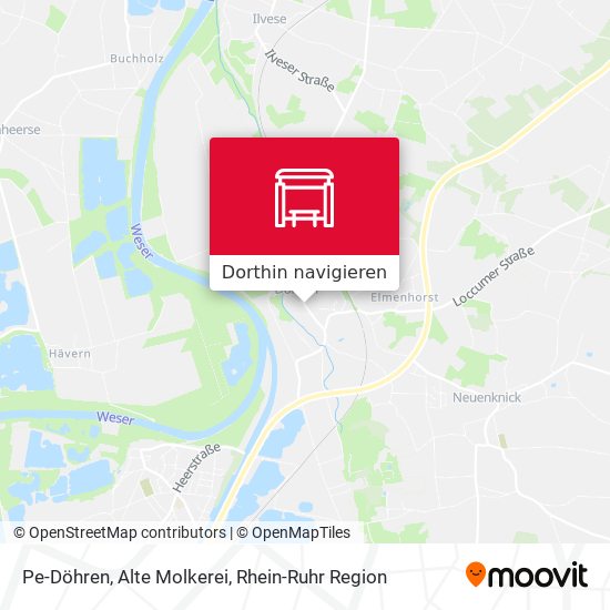 Pe-Döhren, Alte Molkerei Karte