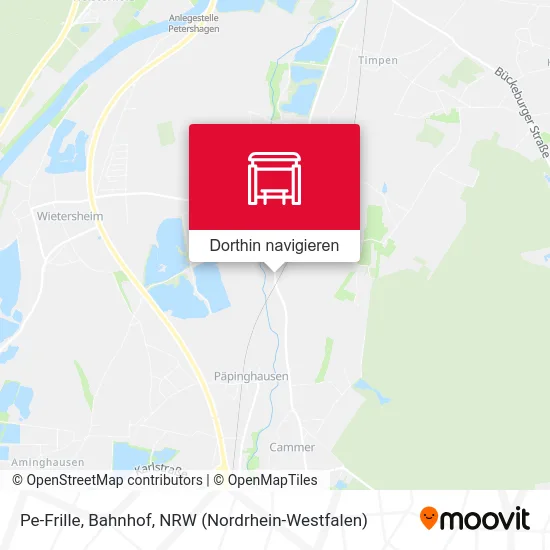 Pe-Frille, Bahnhof Karte