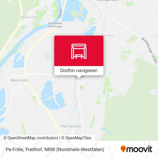 Pe-Frille, Freithof Karte