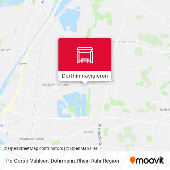 Pe-Gorsp-Vahlsen, Döhrmann Karte