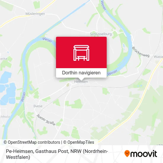 Pe-Heimsen, Gasthaus Post Karte