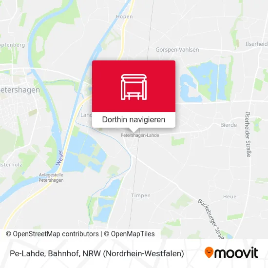 Pe-Lahde, Bahnhof Karte