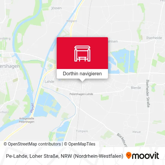 Pe-Lahde, Loher Straße Karte