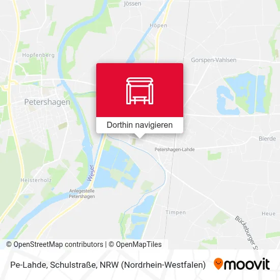 Pe-Lahde, Schulstraße Karte