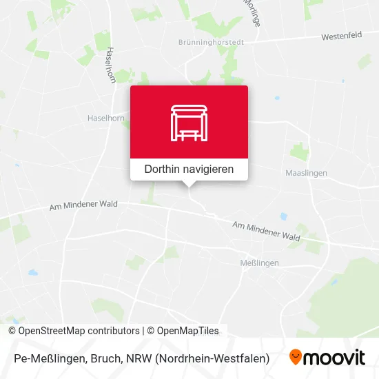 Pe-Meßlingen, Bruch Karte