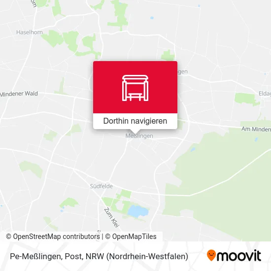 Pe-Meßlingen, Post Karte