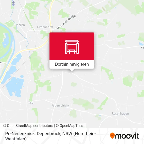 Pe-Neuenknick, Depenbrock Karte