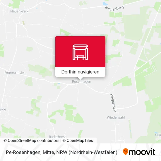 Pe-Rosenhagen, Mitte Karte