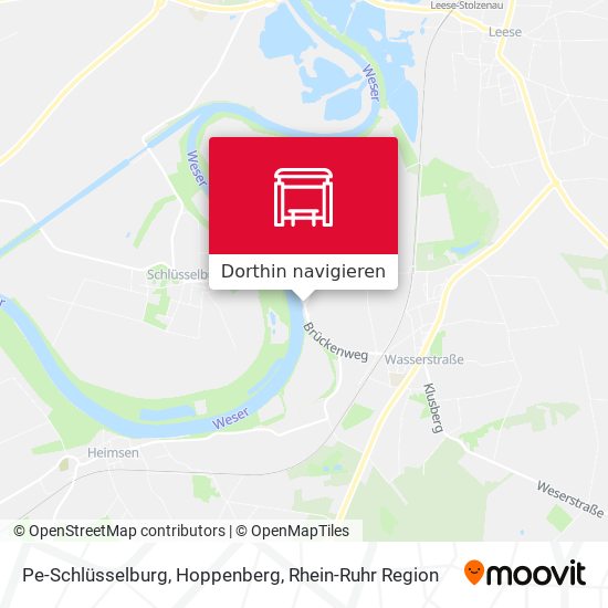 Pe-Schlüsselburg, Hoppenberg Karte