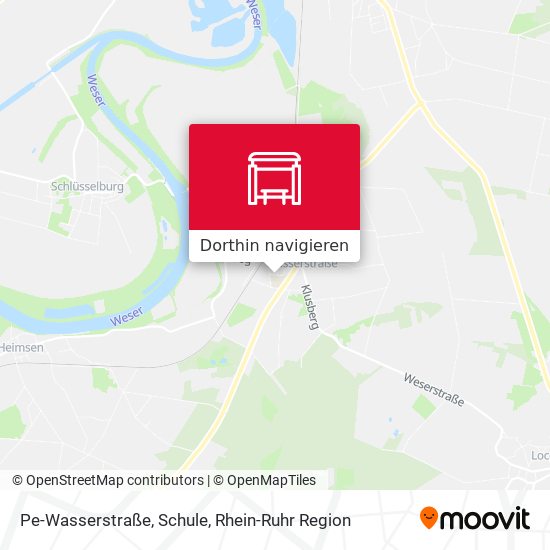 Pe-Wasserstraße, Schule Karte