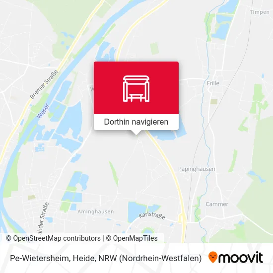 Pe-Wietersheim, Heide Karte