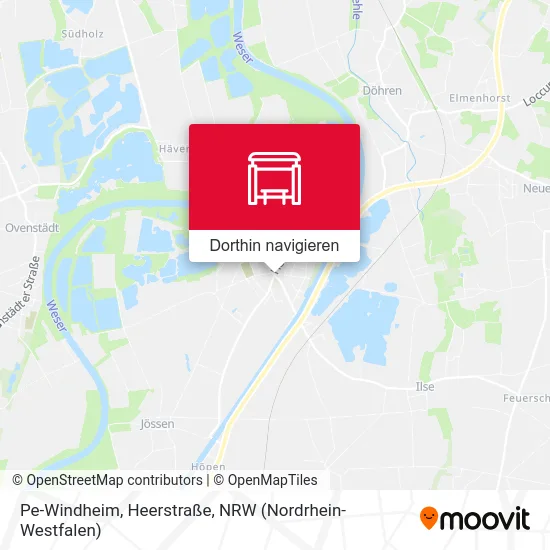 Pe-Windheim, Heerstraße Karte