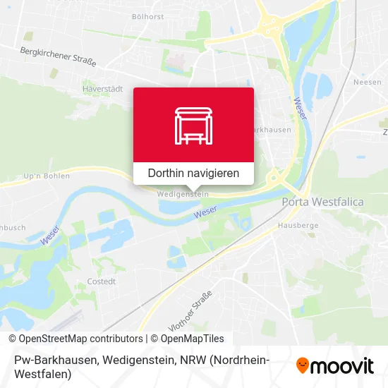 Pw-Barkhausen, Wedigenstein Karte