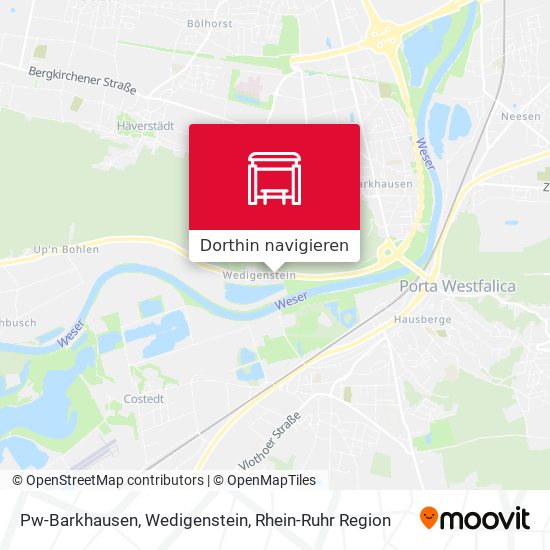 Pw-Barkhausen, Wedigenstein Karte