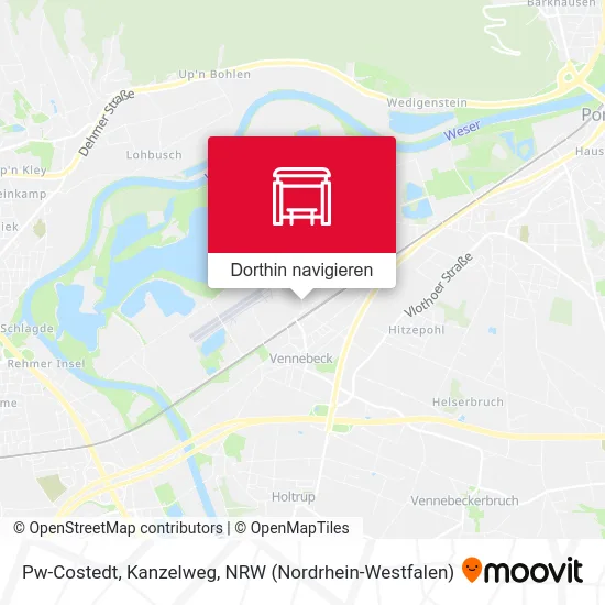 Pw-Costedt, Kanzelweg Karte