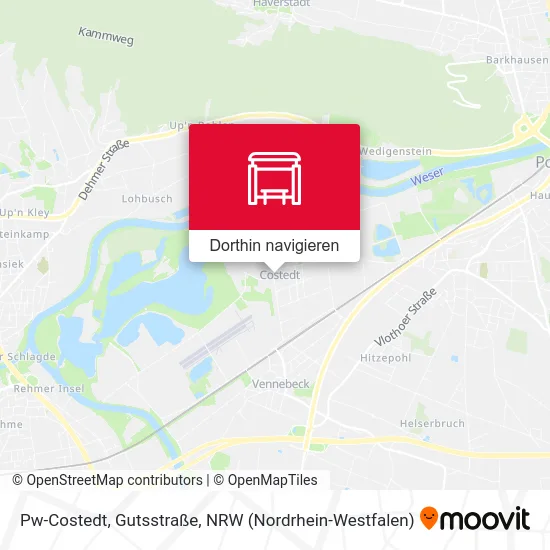 Pw-Costedt, Gutsstraße Karte