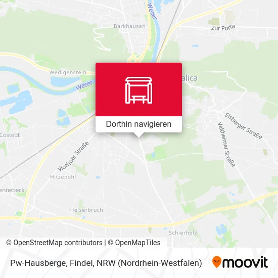 Pw-Hausberge, Findel Karte