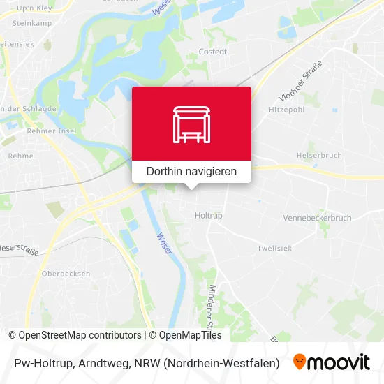 Pw-Holtrup, Arndtweg Karte