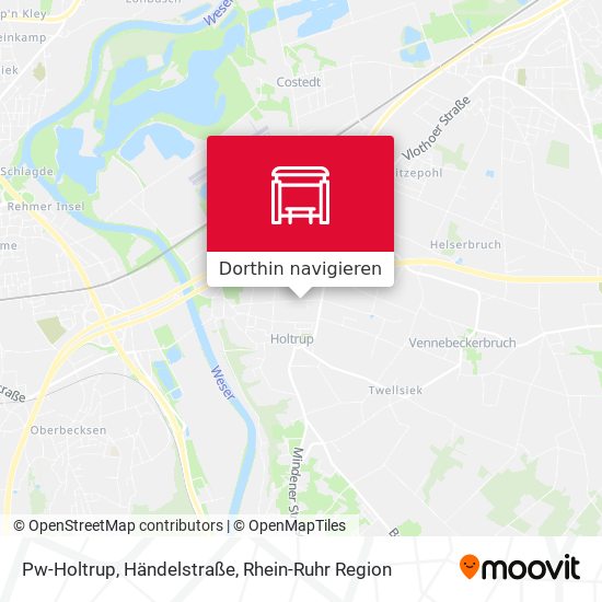 Pw-Holtrup, Händelstraße Karte