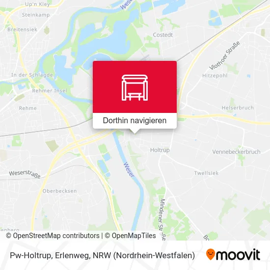 Pw-Holtrup, Erlenweg Karte