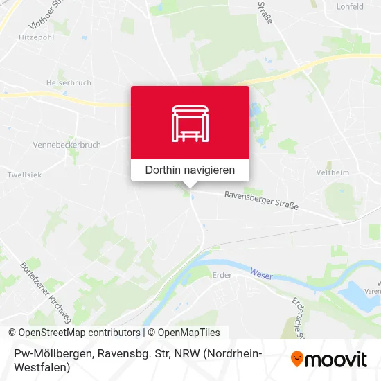 Pw-Möllbergen, Ravensbg. Str Karte
