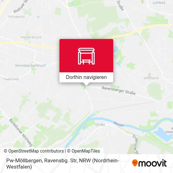 Pw-Möllbergen, Ravensbg. Str Karte