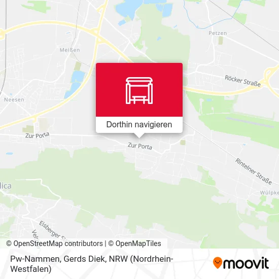 Pw-Nammen, Gerds Diek Karte