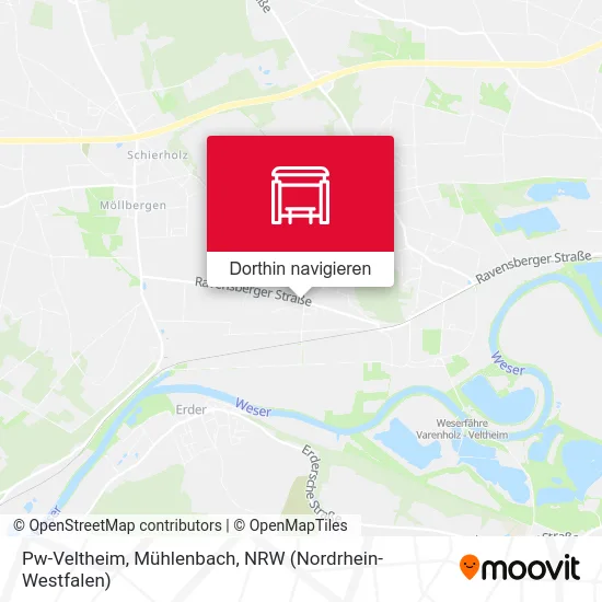 Pw-Veltheim, Mühlenbach Karte