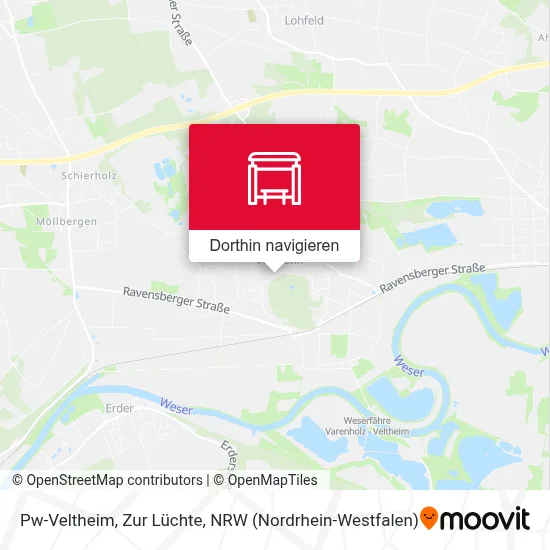 Pw-Veltheim, Zur Lüchte Karte