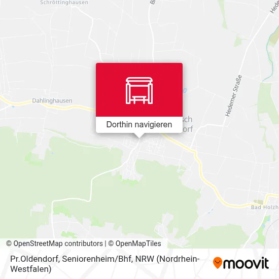 Pr.Oldendorf, Seniorenheim/Bhf Karte