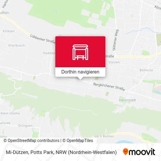 Mi-Dützen, Potts Park Karte