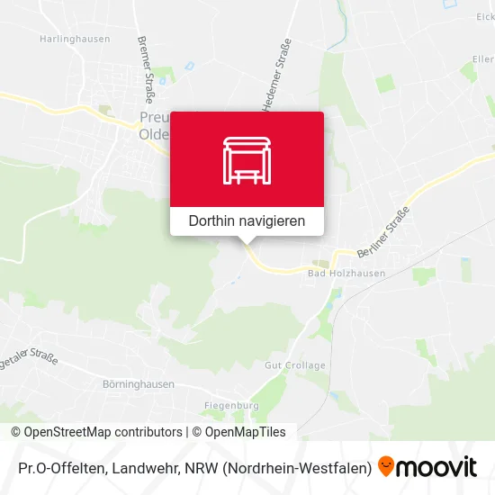 Pr.O-Offelten, Landwehr Karte