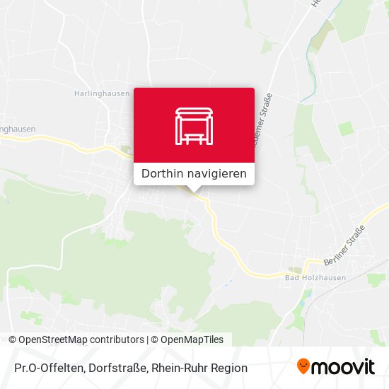 Pr.O-Offelten, Dorfstraße Karte