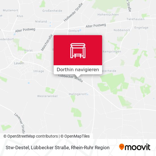 Stw-Destel, Lübbecker Straße Karte