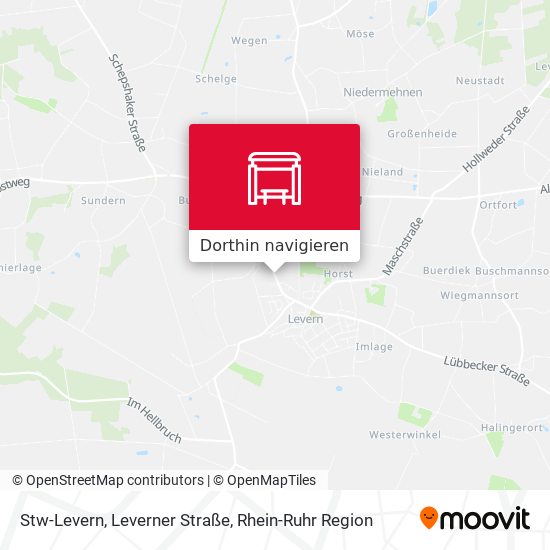 Stw-Levern, Leverner Straße Karte