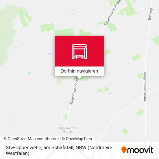 Stw-Oppenwehe, am Schafstall Karte