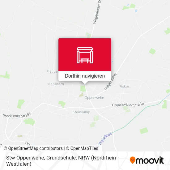 Stw-Oppenwehe, Grundschule Karte