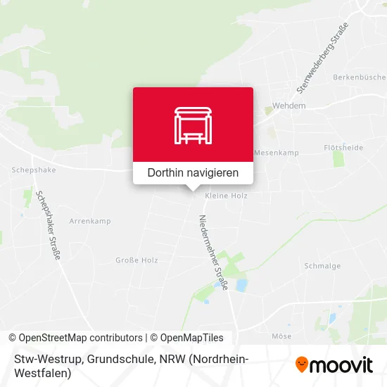 Stw-Westrup, Grundschule Karte